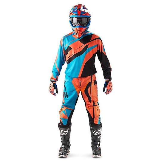 Moto Cross Enduro jersey Acerbis Profile Blue Orange