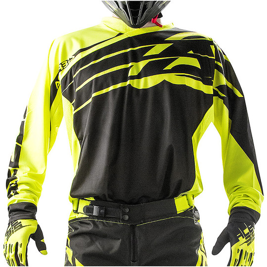 Moto Cross Enduro jersey Acerbis X-Gear Fluorescent Yellow Black