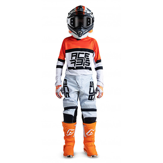 Moto Cross Enduro Jersey Child Acerbis Skyhigh Orange