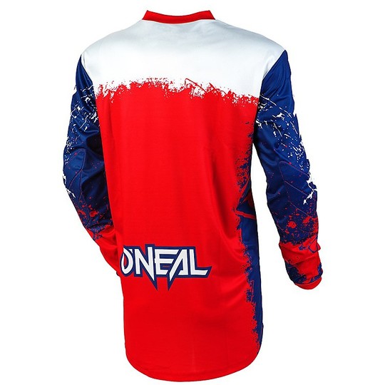 Moto Cross Enduro Jersey Oneal Element Jersey Impact Red Blue