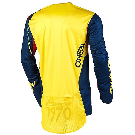 Moto Cross Enduro Jersey Oneal Hardwear Jersey Reflexx Yellow Blue