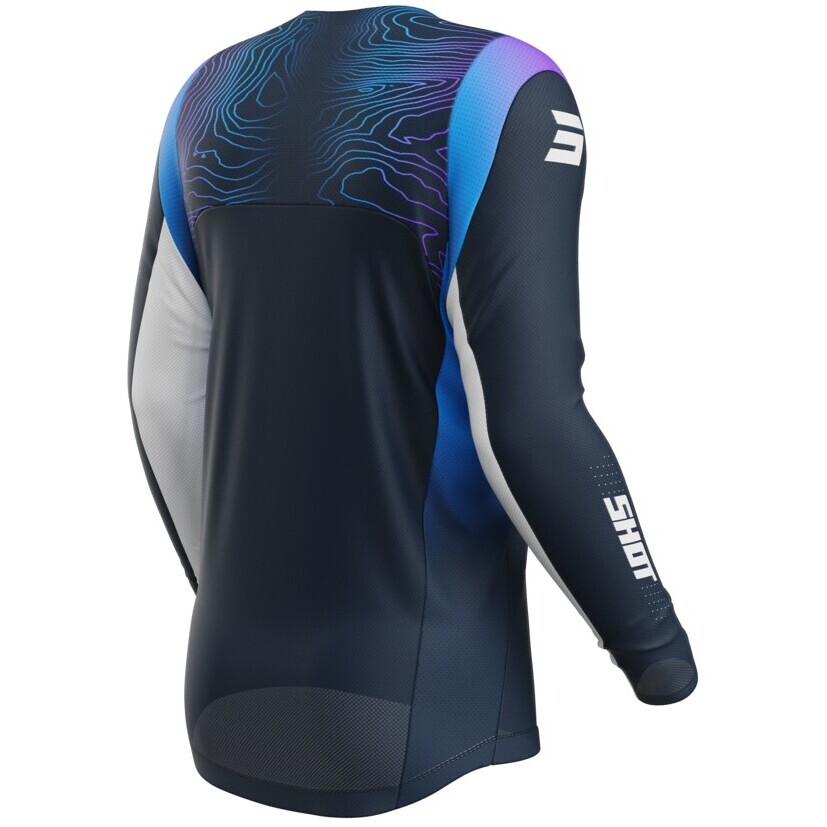 Moto Cross Enduro Jersey Shot CONTACT APEX Blue
