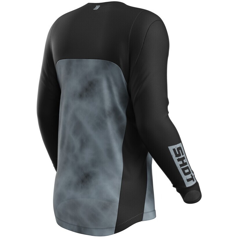 Moto Cross Enduro Jersey Shot CONTACT ONYX Black Grey