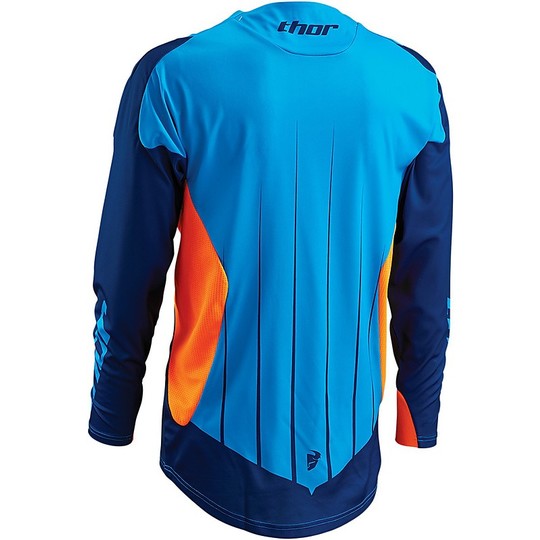 Moto Cross Enduro jersey Thor Core 2016 against Navy Blue Orange Fluo