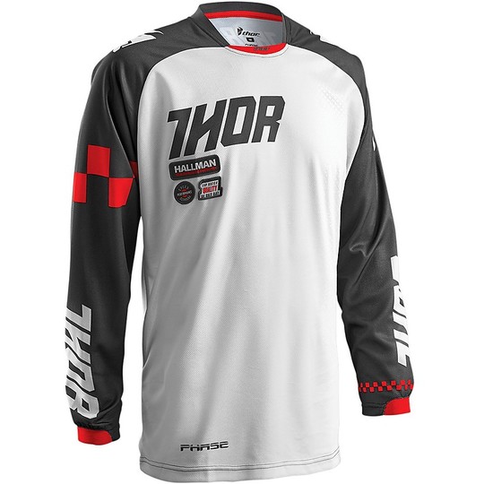 Moto Cross Enduro jersey Thor Phase Ramble 2016 Grey White