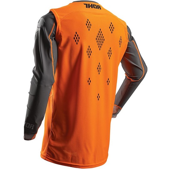 Moto Cross Enduro jersey Thor Prime Fit 2017 Orange Fluo Black