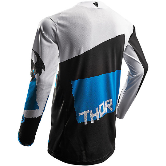 Moto Cross Enduro jersey Thor Pulse Taper 2017 Blue White