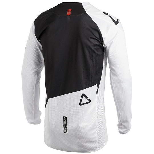 Moto Cross Enduro Leatt GPX 4.5 Lite Shirt White Black