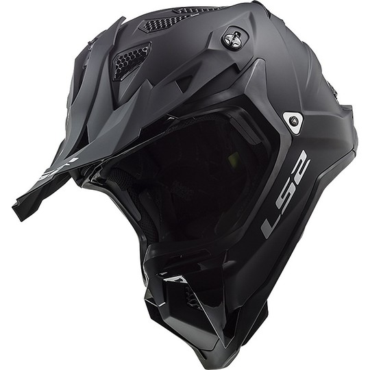 Moto Cross Enduro LS2 MX 470 Helm NOIR SUBVERTER Matt Schwarz