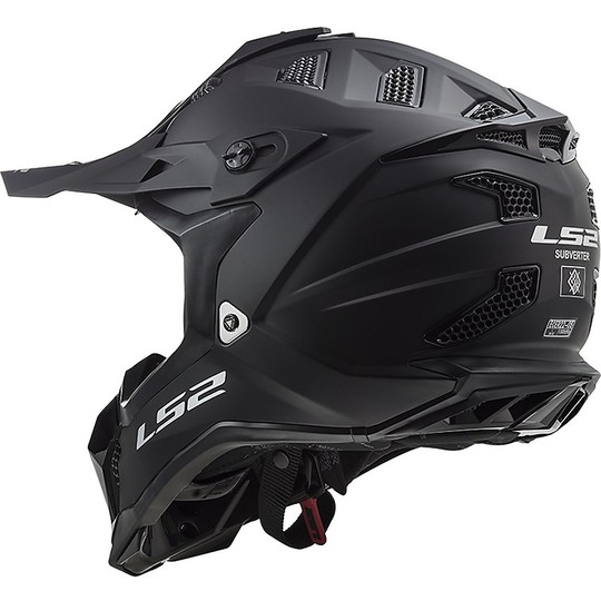 Moto Cross Enduro LS2 MX 470 Helmet NOIR SUBVERTER Matt Black