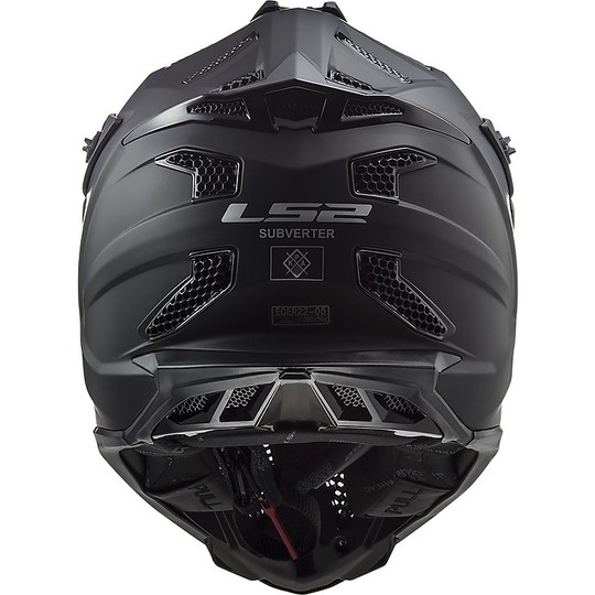 Moto Cross Enduro LS2 MX 470 Helmet NOIR SUBVERTER Matt Black