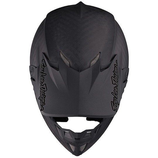 Moto Cross Enduro Motorradhelm Troy Lee Designs SE4 MIDNIGHT Carbon Black
