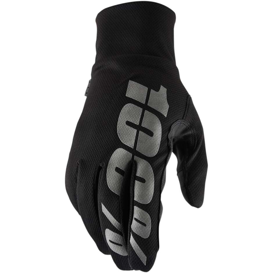 Moto Cross Enduro MTB Gloves 100% HYDRO WP Black