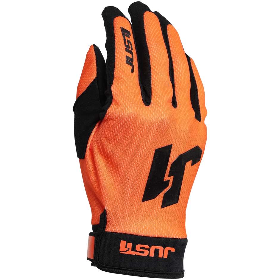 Moto Cross Enduro MTB Just1 J-FLEX Orange Fluo Gloves