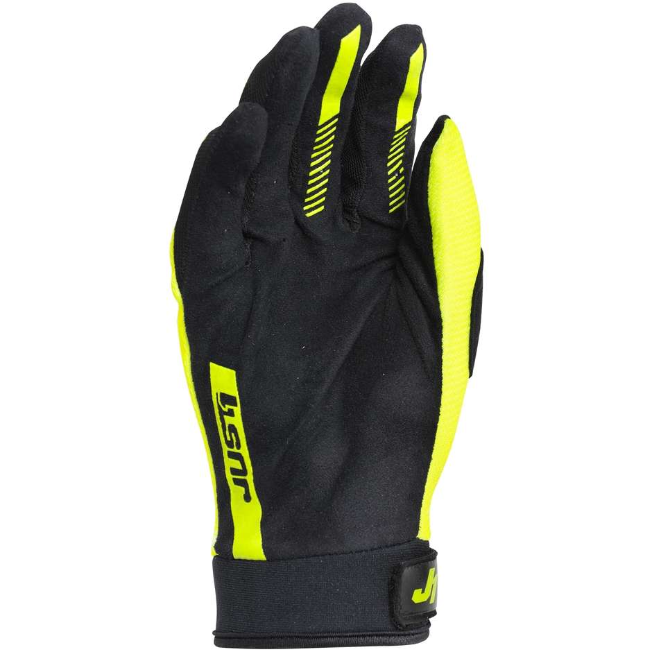 Moto Cross Enduro MTB Just1 J-FLEX Yellow Fluo Gloves