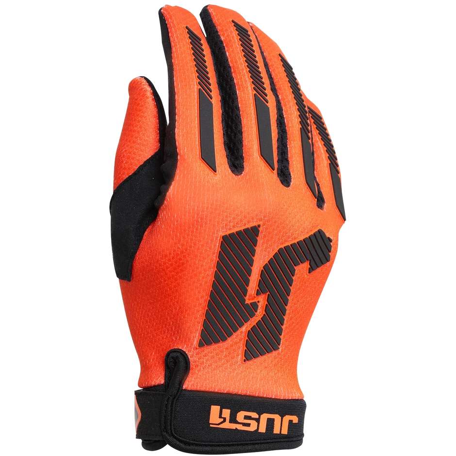 Moto Cross Enduro MTB Just1 J-FORCE X Gloves Orange Fluo