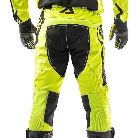 Moto Cross Enduro pants Acerbis X-Gear Fluorescent Yellow Black