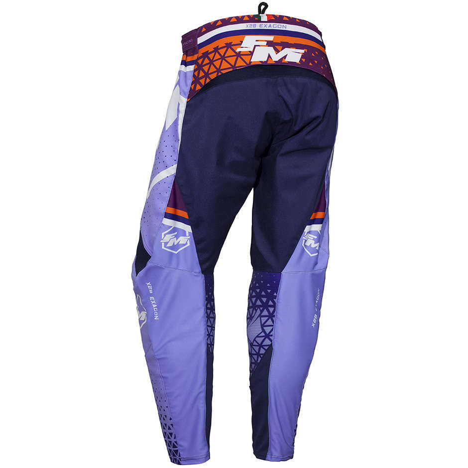 Moto Cross Enduro Pants Fm Racing X28 EXAGON Lilac Amaranth