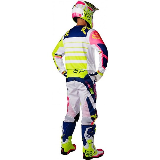 Moto Cross Enduro Pants Fox 180 Falcon White