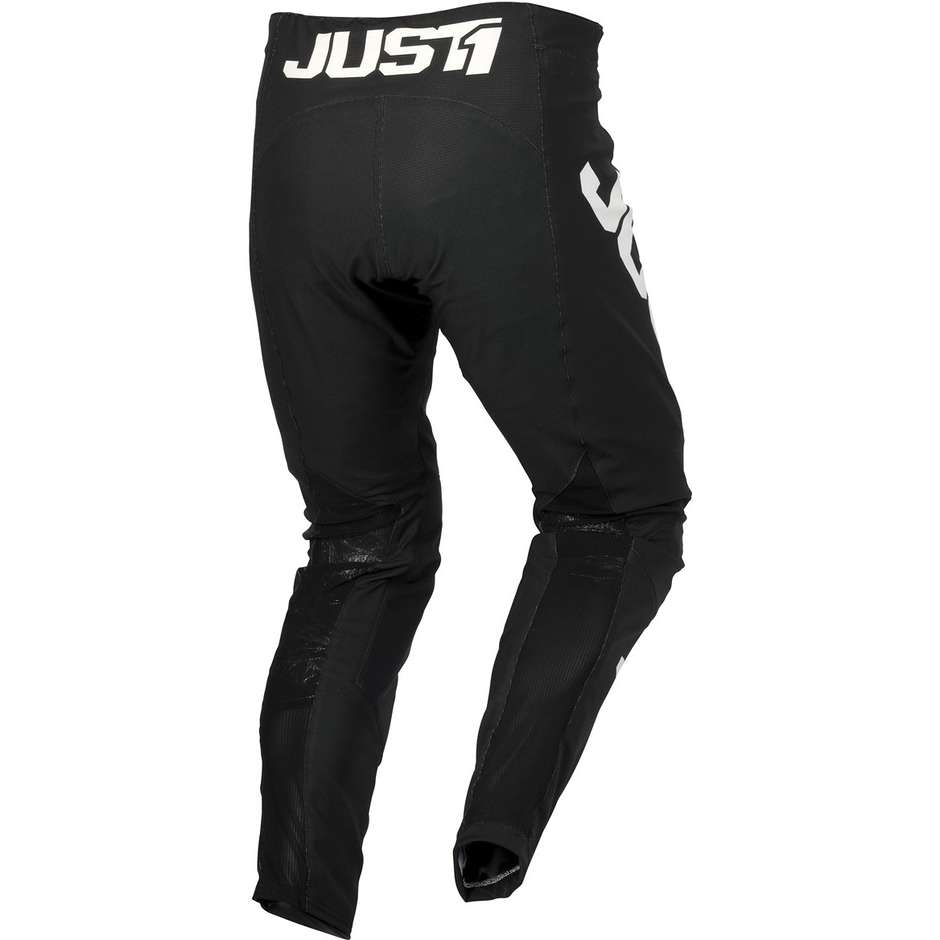 Moto Cross Enduro Pants Just1 J-ESSENTIAL SOLID Black