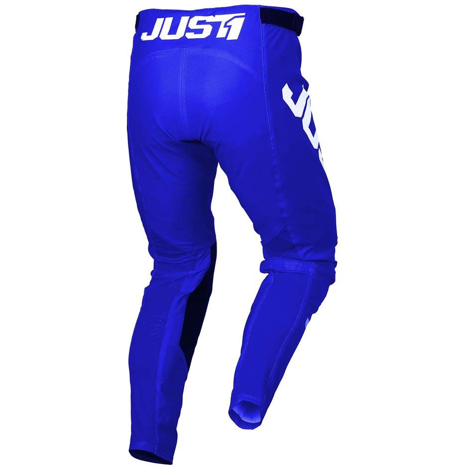 Moto Cross Enduro Pants Just1 J-ESSENTIAL SOLID Blue