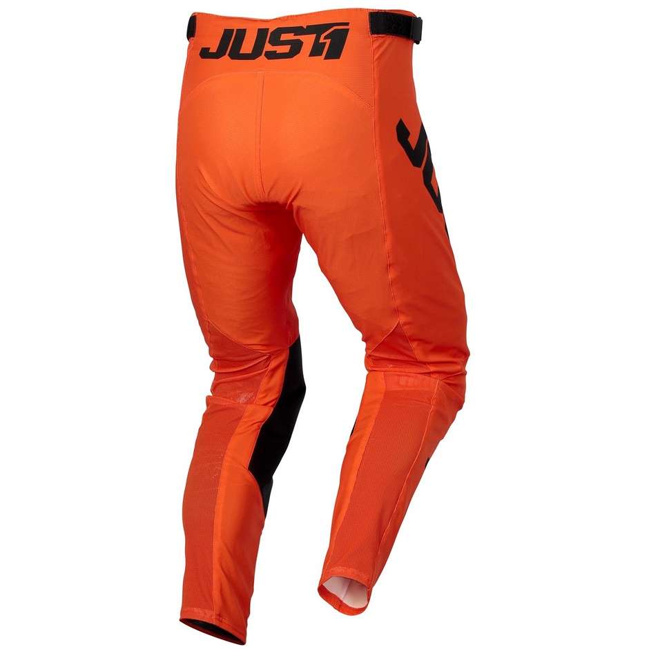 Moto Cross Enduro Pants Just1 J-ESSENTIAL SOLID Orange
