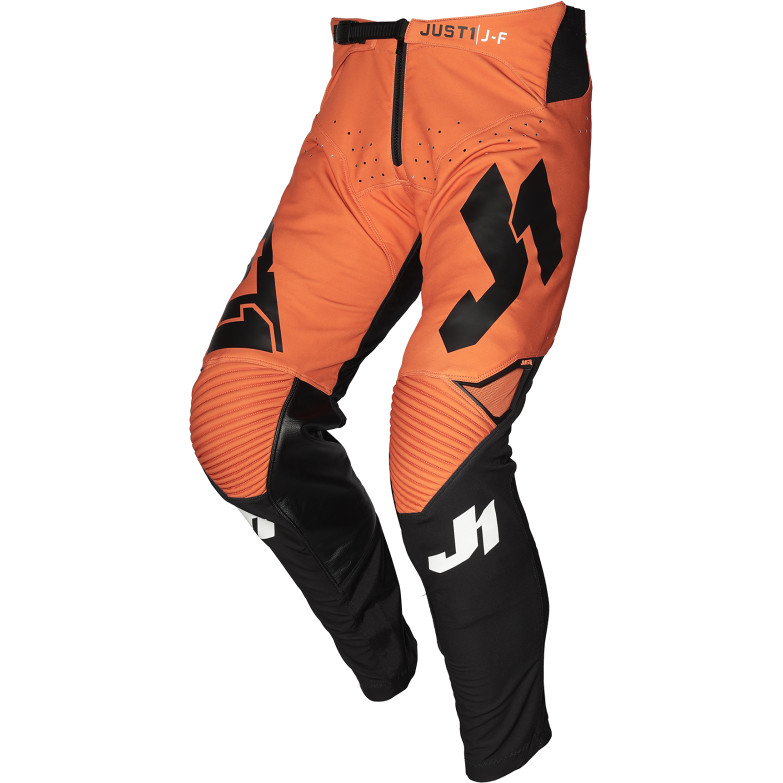 Moto Cross Enduro Pants Just1 J-FLEX Aria Black Orange