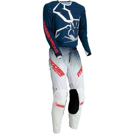 Moto Cross Enduro pants Moose Racing Agroid Navy White