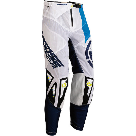 Moto Cross Enduro pants Moose Racing Sahara White Navy Yellow