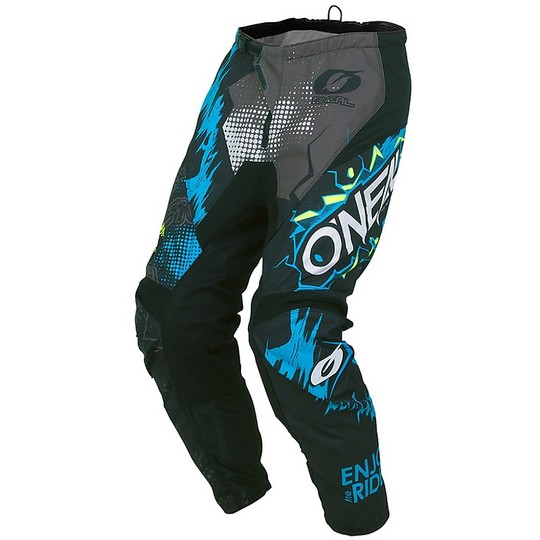 Moto Cross Enduro Pants Oneal Element Pant Villain gray
