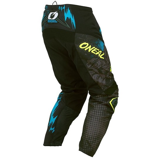 Moto Cross Enduro Pants Oneal Element Pant Villain gray