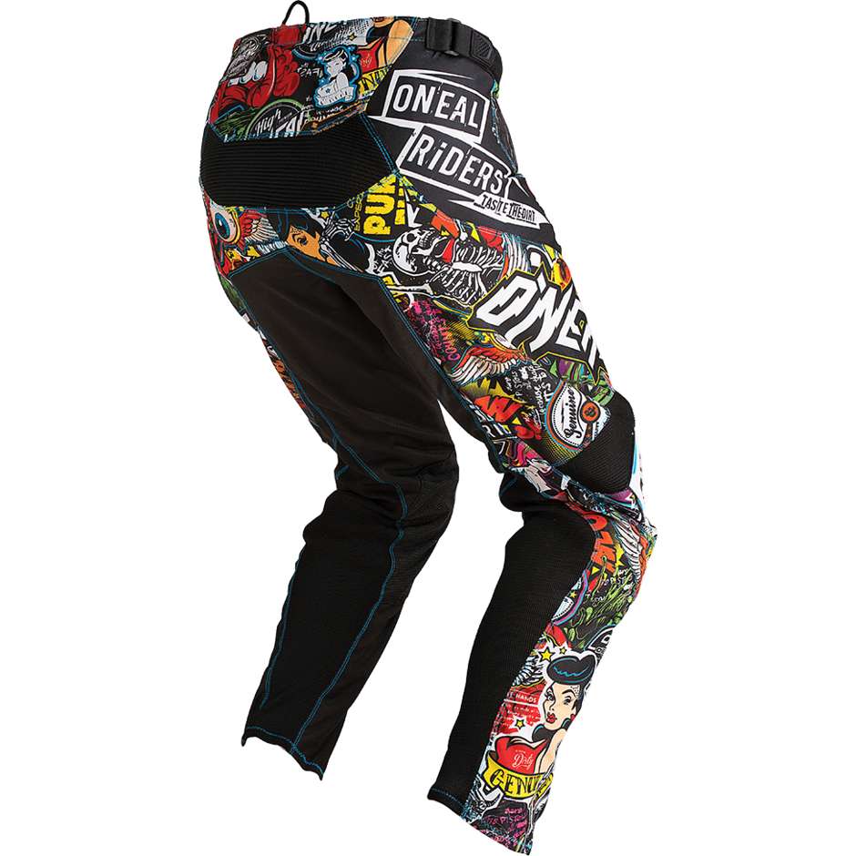 Moto Cross Enduro Pants Oneal Mayhem Pant Crank Black Multicolor