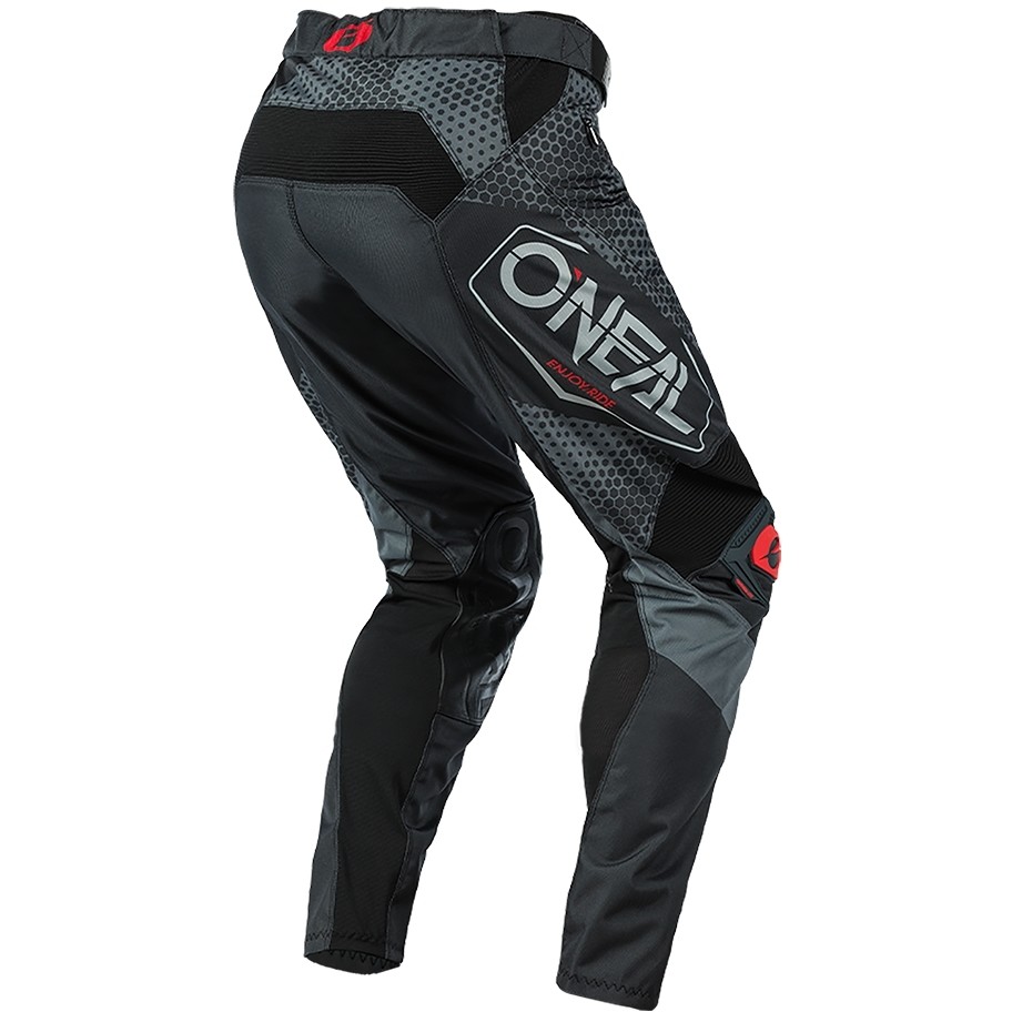 Moto Cross Enduro Pants Oneal Mayhem Pants Covert Charcoal Gray