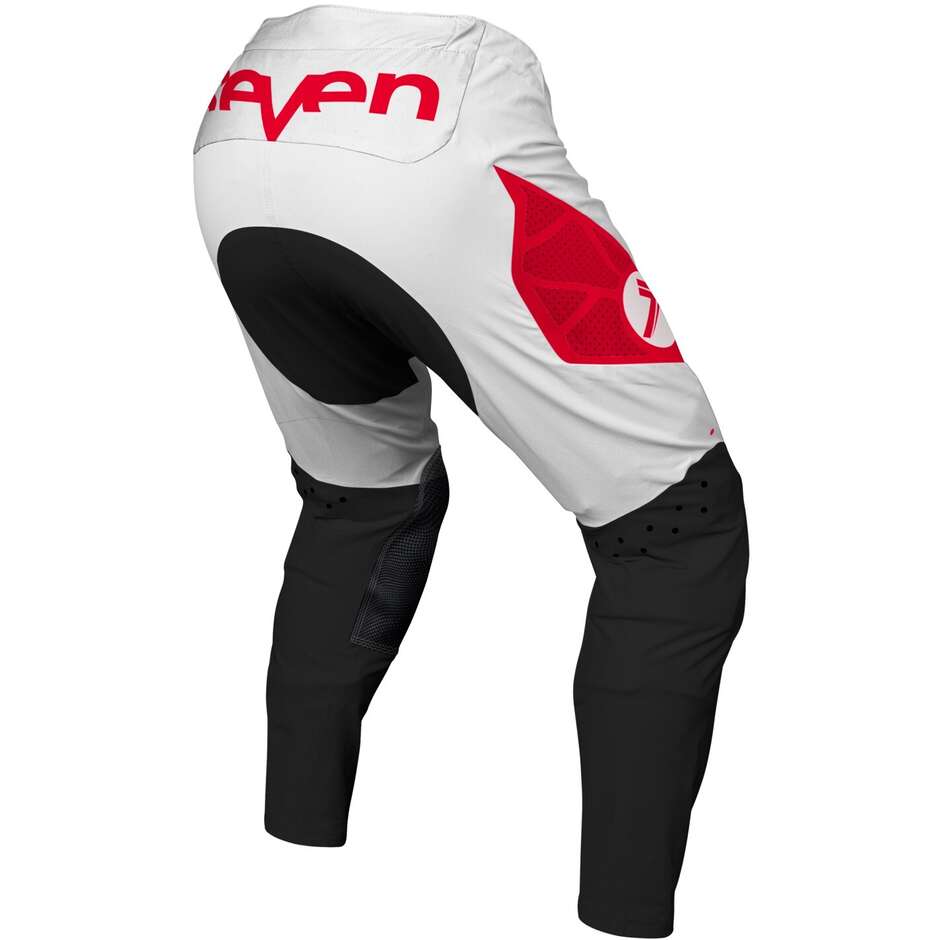 Moto Cross Enduro Pants Seven Mx ZERO ECHELON White Red