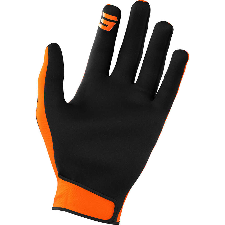 Moto Cross Enduro RAW BURST Orange Gloves