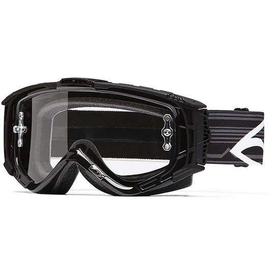 Moto Cross Enduro-Schutzbrillen Smith Intake Sweat-X Schwarz
