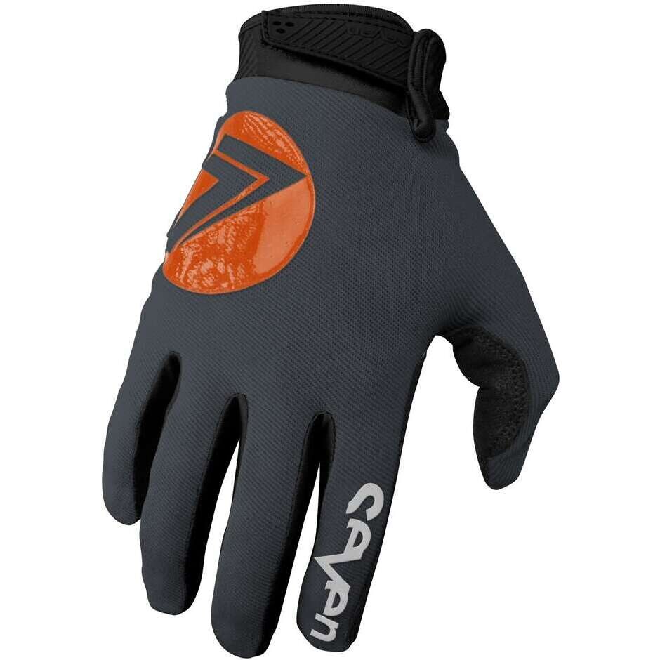 Moto Cross Enduro Seven Mx ANNEX 7 DOT Charcoal Child Gloves