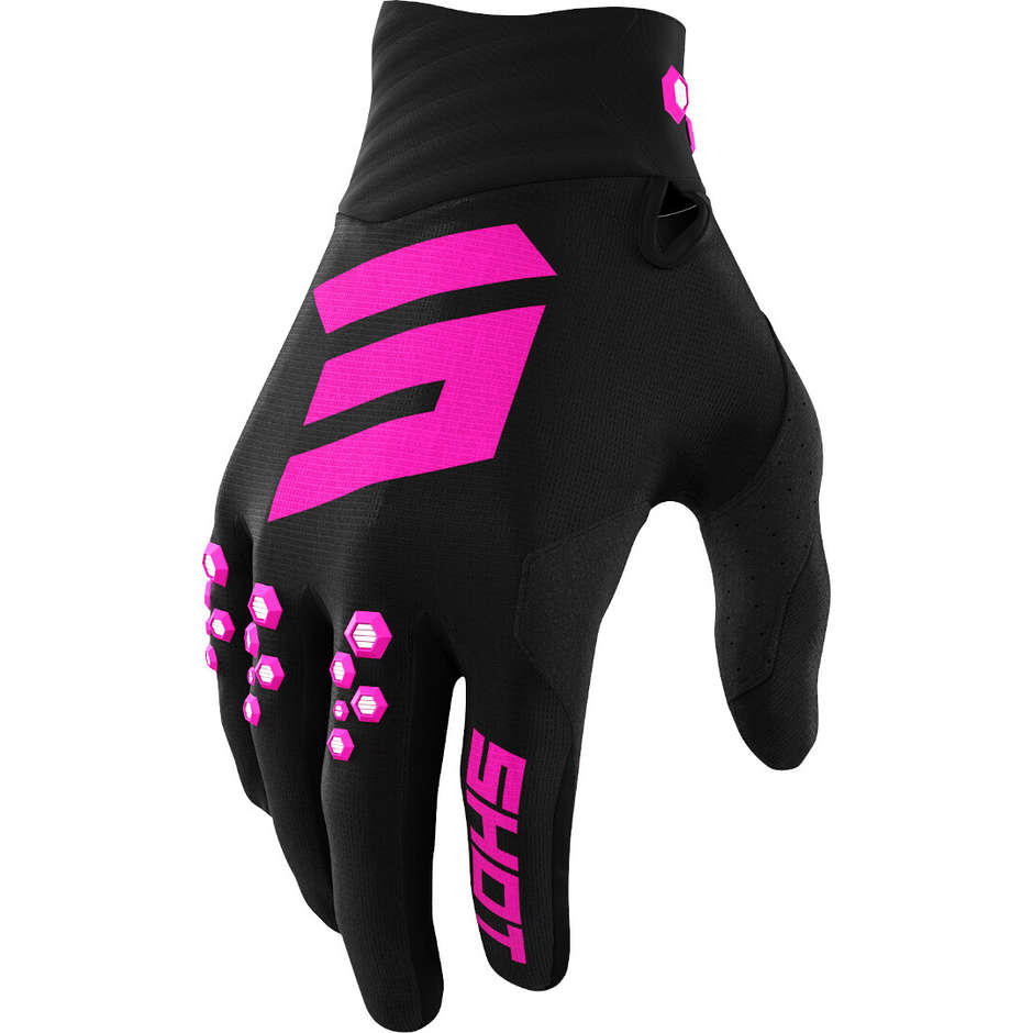 Moto Cross Enduro Shot CONTACT Gloves Pink