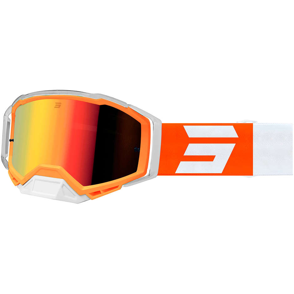 Moto Cross Enduro Shot CORE Orange Brille