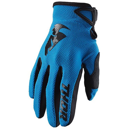 Moto Cross Enduro Thor S20 Gloves Sector Blue