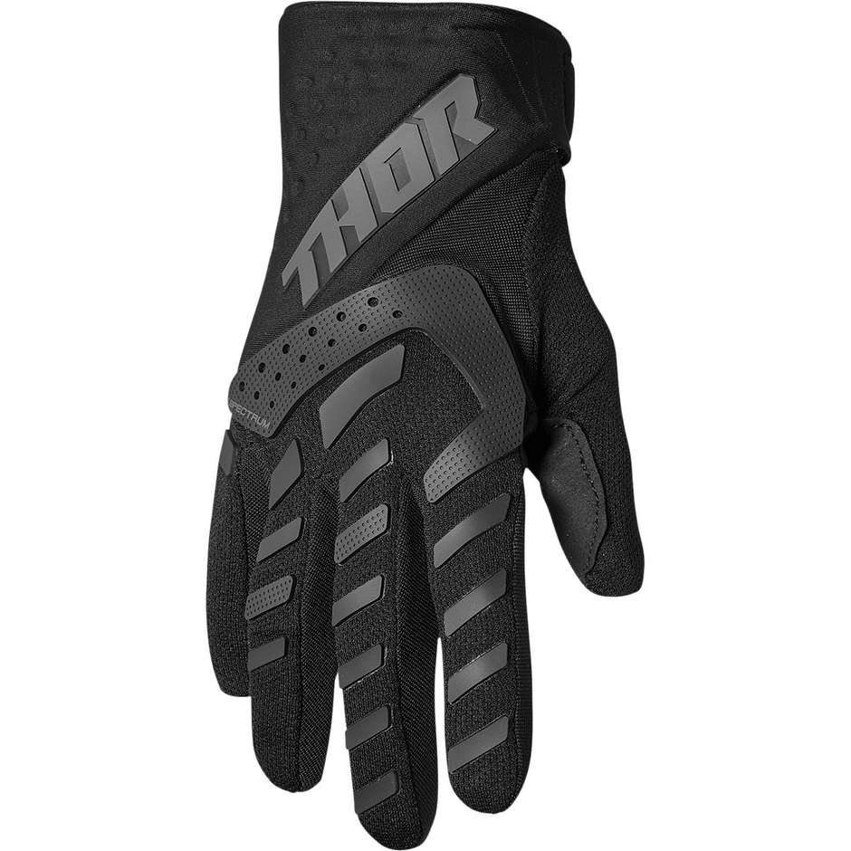 Moto Cross Enduro Thor Spectrum Gloves Black