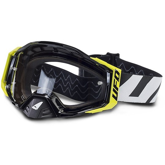 Moto Cross Enduro Ufo Epsilon Black Yellow Neon Glasses