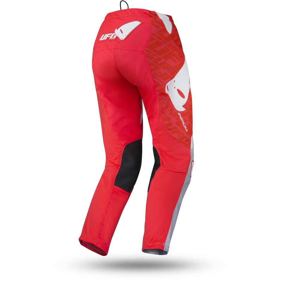 Moto Cross Enduro Ufo Pants Model Indium Fluo Red