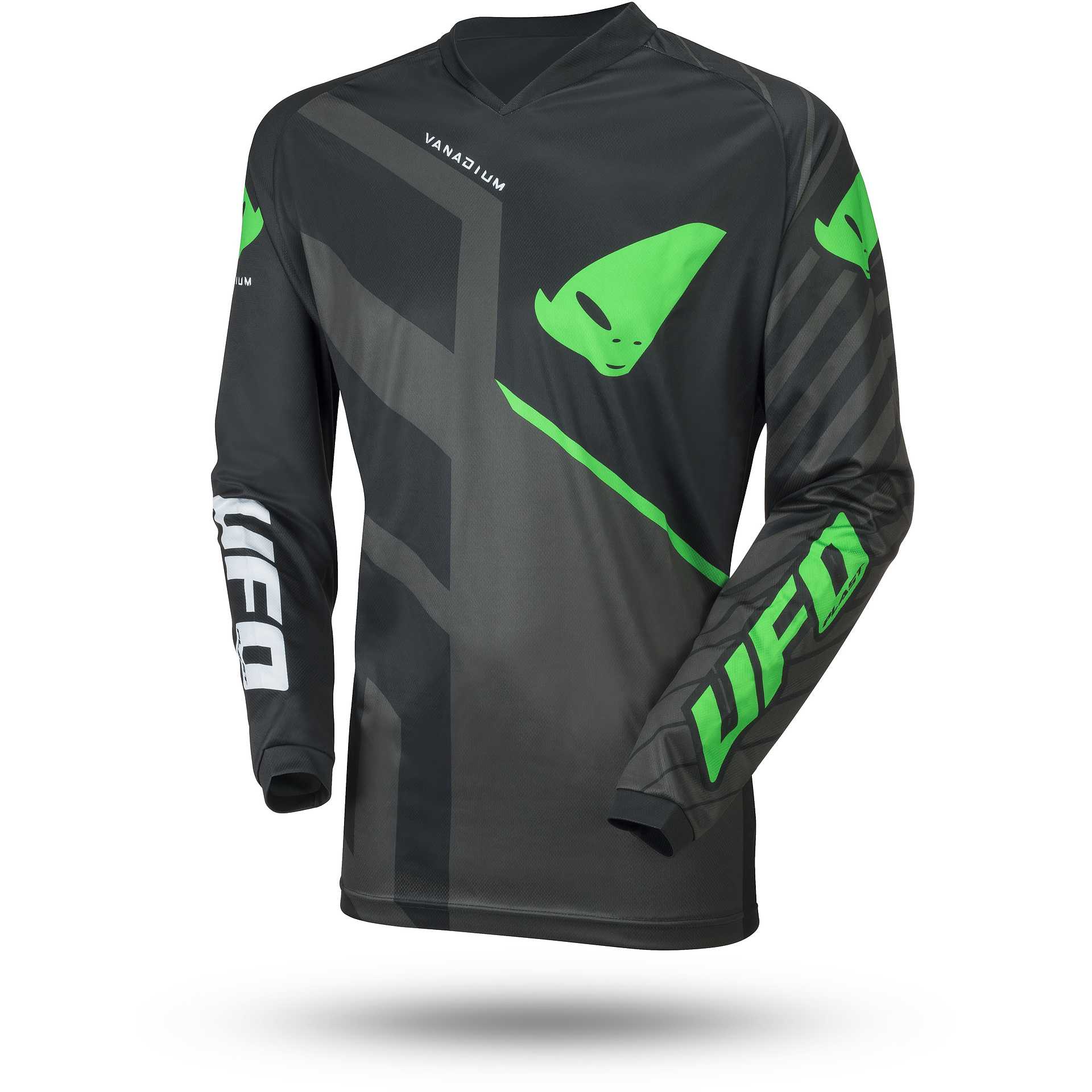 UFO Jersey Revolution Green/Black Motocross MX Moto Cross Enduro Offroad Jersey 