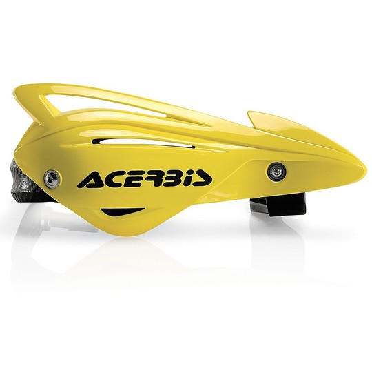 Moto Cross Enduro Universal Acerbis hand guards Tri Fit Yellow