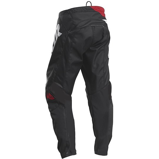 Moto Cross Enduto Thor Youth S20 Sector Blade Trousers Red Charcoal