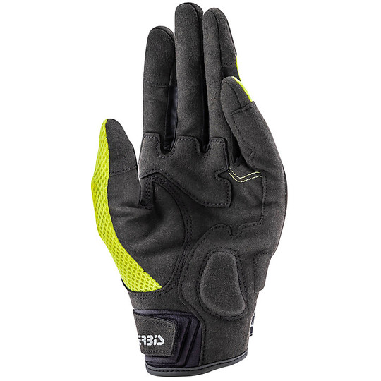 Moto Cross Gloves Enduro Acerbis RAMSEY  My Vented CE Black Yellow Fluo