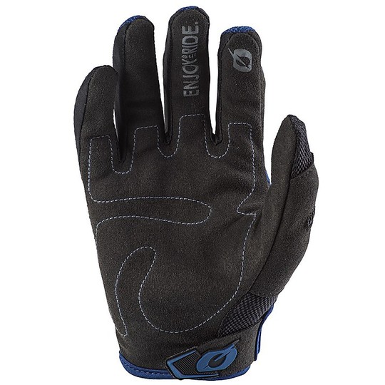 Moto Cross Gloves Enduro Oneal Element Glove Black Blue