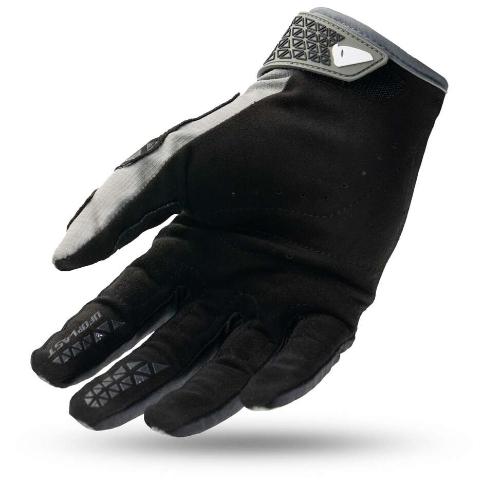 Moto Cross Gloves Ufo MURIA Gray Black