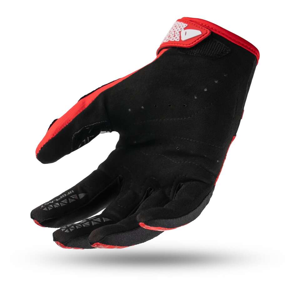Moto Cross Gloves Ufo MURIA Red White